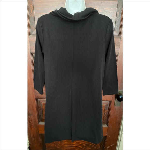 Joan Vass Studio Black Cowl Funnel Neck Sweater S - Picture 5 of 5